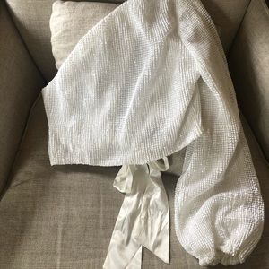 Brand New White top from M Boutique